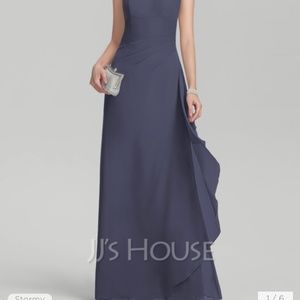 Slate Blue formal dress. Size 6.